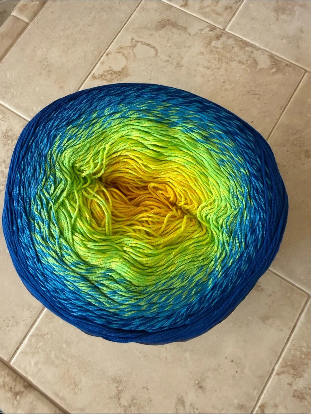 Yarn Art Rosegarden Soft Royal Blue/Green/Yellow Cotton Yarn